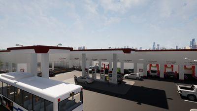 محطة وقود جديدة في الرياض طريق الحائر
